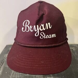 Vintage 1980s Bryan Steam Company Trucker Hat One Size Adjustable